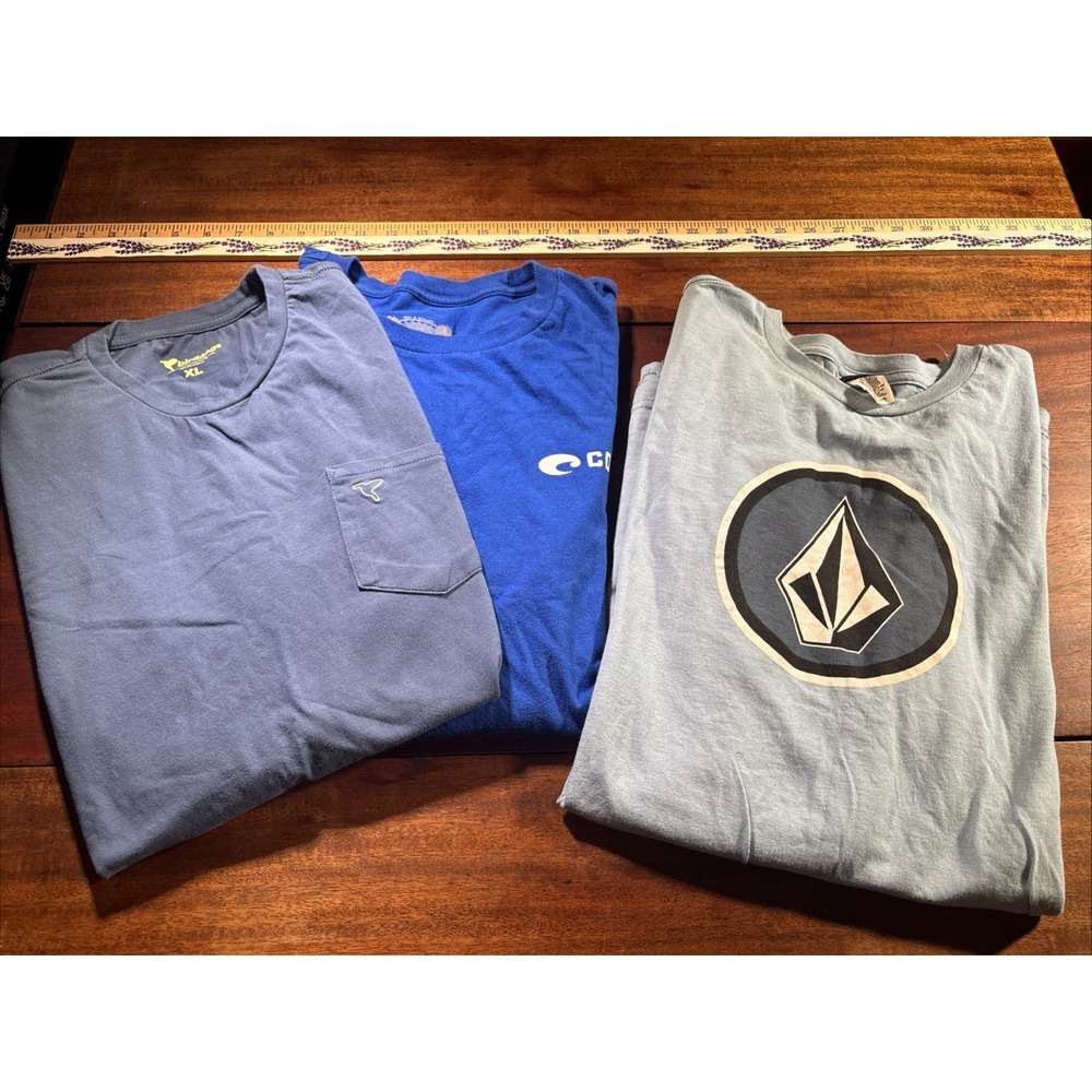 Lot Of Three Men's XL Tshirts. Bird Dogs, Costa, Volcom